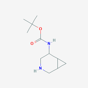 molecular formula C11H20N2O2 B7809757 tert-butyl N-(3-azabicyclo[4.1.0]heptan-5-yl)carbamate 