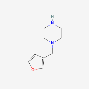 molecular formula C9H14N2O B7809785 1-(Furan-3-ylmethyl)piperazine 