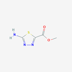 molecular formula C4H5N3O2S B7809836 Methyl 5-amino-1,3,4-thiadiazole-2-carboxylate 