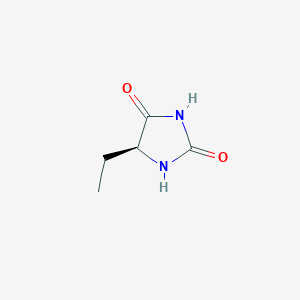 molecular formula C5H8N2O2 B7809840 (S)-5-Ethylimidazolidine-2,4-dione 
