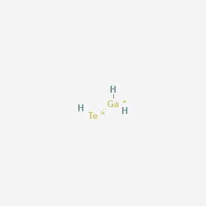 molecular formula GaH3Te B078100 Gallium telluride (GaTe) CAS No. 12024-14-5