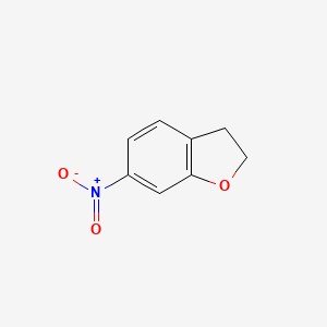 molecular formula C8H7NO3 B7810206 6-Nitro-2,3-dihydrobenzofuran 