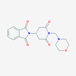 molecular formula C18H19N3O5 B078103 Morpholino-beta-thalidomide CAS No. 10329-96-1