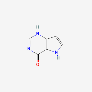 molecular formula C6H5N3O B7810331 1,5-dihydropyrrolo[3,2-d]pyrimidin-4-one 