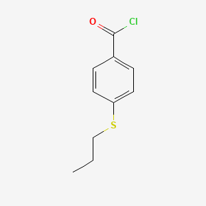 molecular formula C10H11ClOS B7810386 4-(n-Propylthio)benzoyl chloride CAS No. 99070-68-5
