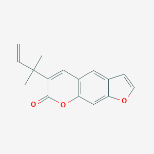 molecular formula C16H14O3 B078104 Chalepensin CAS No. 13164-03-9