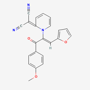 molecular formula C22H15N3O3 B7810627 MFCD03129861 