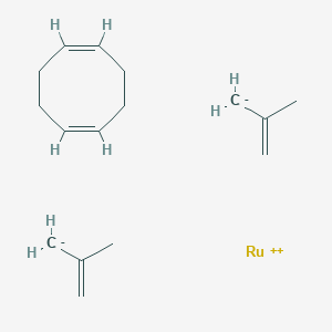 molecular formula C8H14Ru.C8H12 B078107 Bis(2-methylallyl)(1,5-cyclooctadiene)ruthenium(II) CAS No. 12289-94-0