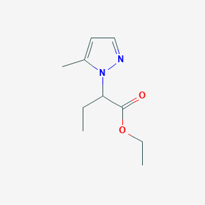 molecular formula C10H16N2O2 B7811329 ethyl 2-(5-methyl-1H-pyrazol-1-yl)butanoate 