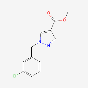 methyl 1-(3-chlorobenzyl)-1H-pyrazole-4-carboxylate
