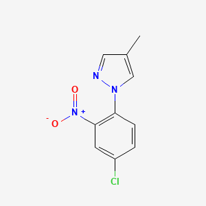 1-(4-chloro-2-nitrophenyl)-4-methyl-1H-pyrazole