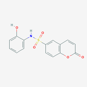 N-(2-hydroxyphenyl)-2-oxo-2H-chromene-6-sulfonamide