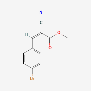 methyl (2Z)-3-(4-bromophenyl)-2-cyanoprop-2-enoate