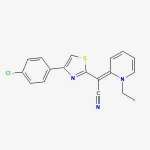 molecular formula C18H14ClN3S B7811555 MFCD09058223 