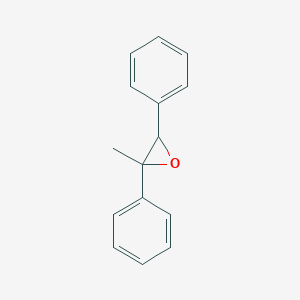 molecular formula C15H14O B078116 2-Methyl-2,3-diphenyloxirane CAS No. 10282-18-5