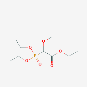 molecular formula C10H21O6P B078123 2-ETHOXY-TRIETHYLPHOSPHONOACETATE CAS No. 13676-06-7