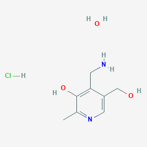molecular formula C8H15ClN2O3 B7812352 PYRIDOXAMINE DIHYDROCHLORIDE 