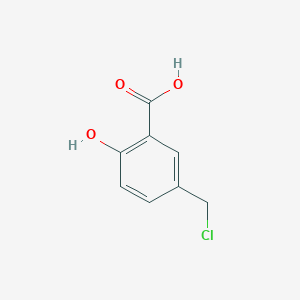 molecular formula C8H7ClO3 B7812430 5-(Chloromethyl)-2-hydroxybenzoic acid CAS No. 10192-87-7