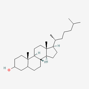 molecular formula C27H48O B7812466 Cholestan-3-ol CAS No. 27409-41-2