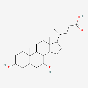 molecular formula C24H40O4 B7812471 3,7-Dihydroxycholan-24-oic acid 