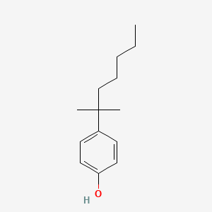 molecular formula C14H22O B7812487 4-(1,1-Dimethylhexyl)phenol 
