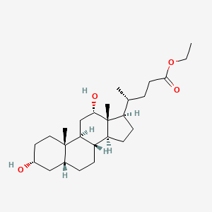 (R)-Ethyl 4-((3R,5R,8R,9S,10S,12S,13R,14S,17R)-3,12-dihydroxy-10,13-dimethylhexadecahydro-1H-cyclopenta[a]phenanthren-17-yl)pentanoate