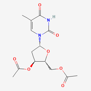 molecular formula C14H18N2O7 B7812507 Thymidine 3',5'-diacetate 