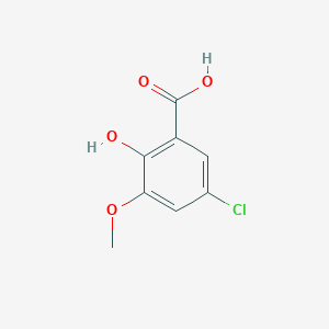 5-Chloro-2-hydroxy-3-methoxybenzoic acid