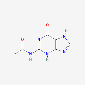 molecular formula C7H7N5O2 B7812576 N-(6-oxo-3,7-dihydropurin-2-yl)acetamide 