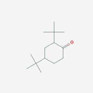 molecular formula C14H26O B078126 2,4-Di-tert-butylcyclohexanone CAS No. 13019-04-0