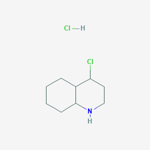 molecular formula C9H17Cl2N B7812653 4-Chlorodecahydroquinoline hydrochloride CAS No. 90436-13-8