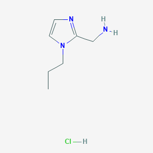 (1-Propylimidazol-2-yl)methanamine;hydrochloride