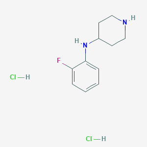 (2-Fluoro-phenyl)-piperidin-4-yl-amine dihydrochloride