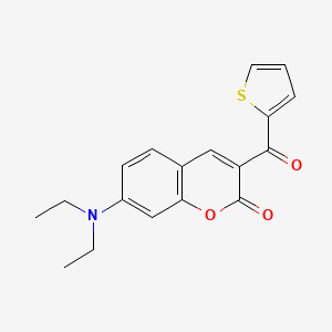 molecular formula C18H17NO3S B7812745 BioA-IN-1 