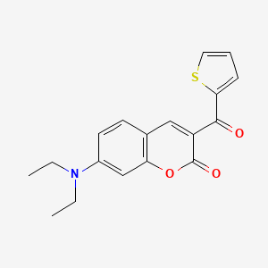 7-(Diethylamino)-3-(thiophene-2-carbonyl)-2H-chromen-2-one