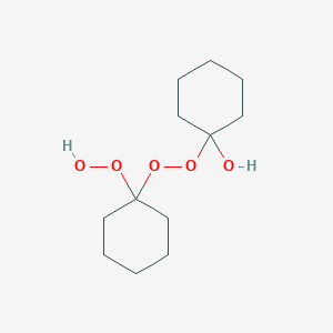 molecular formula C12H22O5 B078128 CYCLOHEXANONE PEROXIDE CAS No. 12262-58-7