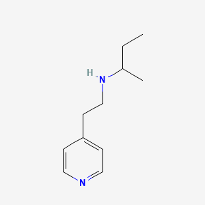 molecular formula C11H18N2 B7813282 sec-Butyl-(2-pyridin-4-yl-ethyl)-amine 