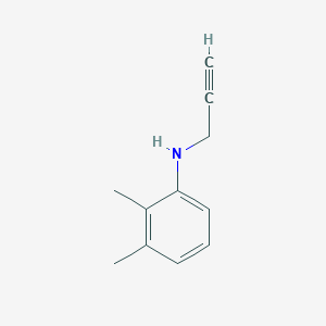 molecular formula C11H13N B7813345 (2,3-Dimethyl-phenyl)-prop-2-ynyl-amine 