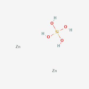 molecular formula H4O4SiZn2 B078137 silicic acid;zinc CAS No. 13597-65-4