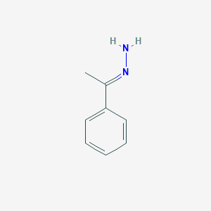 molecular formula C8H10N2 B078139 1-phenylethanone hydrazone CAS No. 13466-30-3