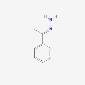 molecular formula C8H10N2 B078139 1-Phenylethan-1-one hydrazone CAS No. 13466-30-3