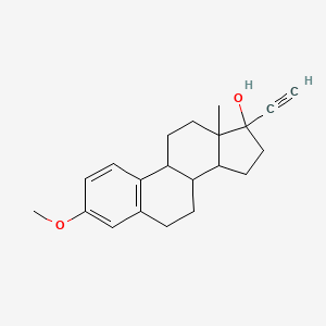 molecular formula C21H26O2 B7813966 17-Ethynyl-3-methoxyestra-1,3,5(10)-trien-17-ol 