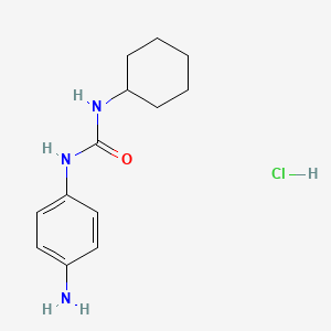 1-(4-Aminophenyl)-3-cyclohexylurea hydrochloride