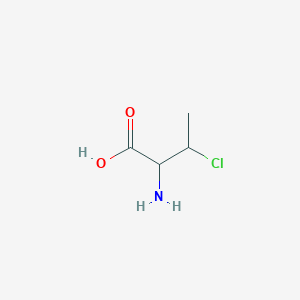 molecular formula C4H8ClNO2 B078140 2-Amino-3-chlorobutanoic acid CAS No. 14561-56-9