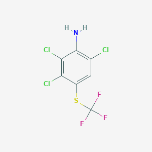 2,3,6-Trichloro-4-(trifluoromethylsulfanyl)aniline