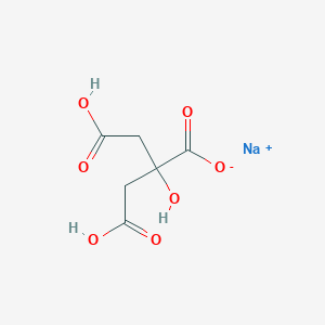 molecular formula C6H7NaO7 B7814421 sodium;2-(carboxymethyl)-2,4-dihydroxy-4-oxobutanoate 