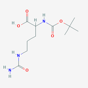 molecular formula C11H21N3O5 B7814474 Boc-DL-citrulline 
