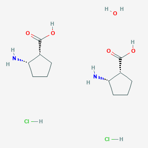 cis-2-Amino-cyclopentanecarboxylic acid hydrochloride hemihydrate