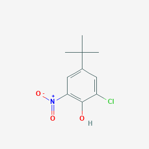 molecular formula C10H12ClNO3 B078145 4-tert-Butyl-2-chloro-6-nitrophenol CAS No. 14593-28-3