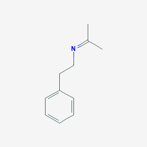 molecular formula C11H15N B078147 N-phenethylpropan-2-imine CAS No. 10433-34-8
